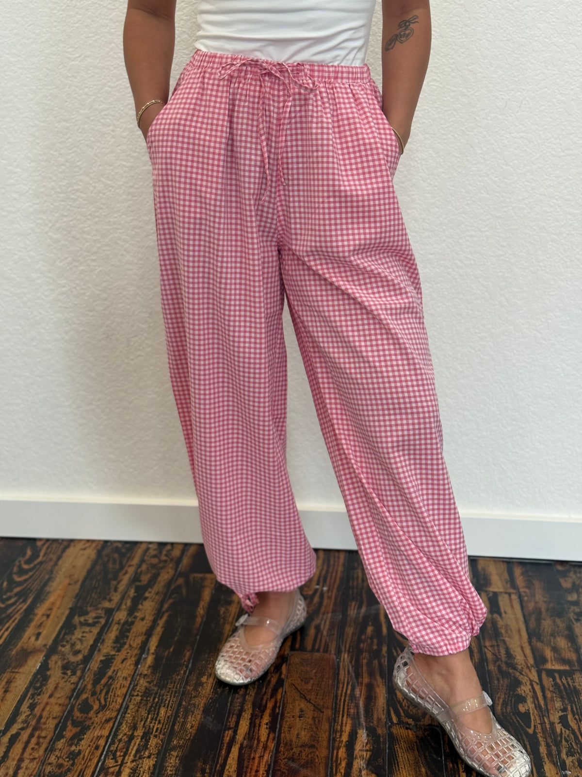 Posie Gingham Joggers