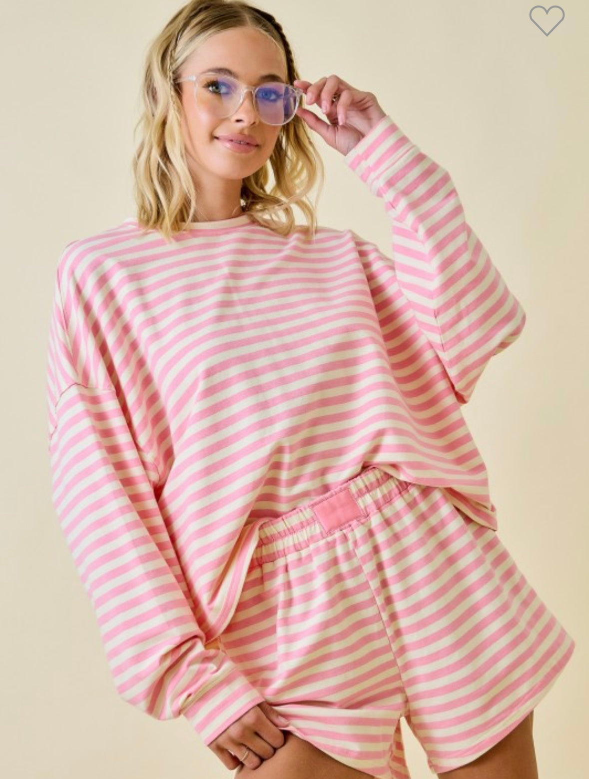 Spider Striped Long Sleeve Top