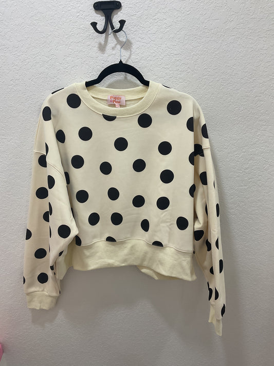 Poppy and Pine Polka Dot Sweatshirt