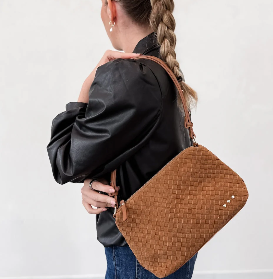 Suede Harper Hobo Bag