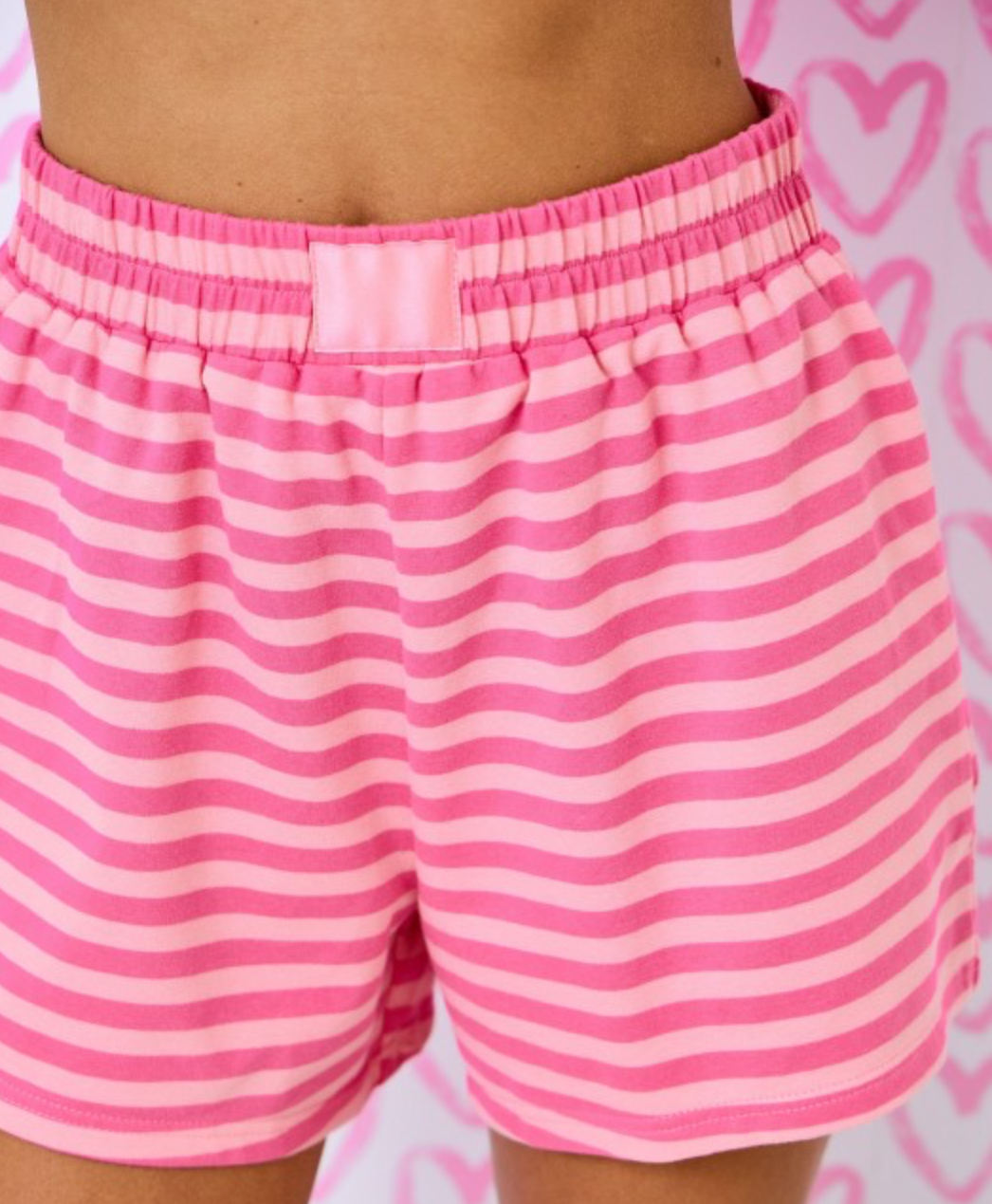 Oversized Stripe Pink on Pink Set