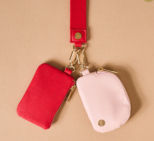 Partners in Crime Dynamic Duo Pouch Luxe Wristlet