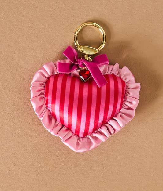 Heartthrob Puffy Heart Bag Charm