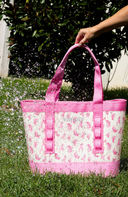 Pink Daisy Tough Tote