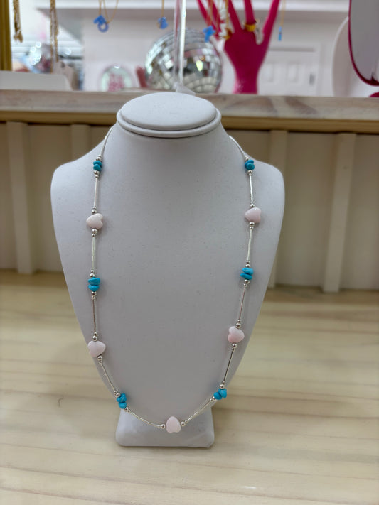 Cowgirl Hearts sterling silver Necklace