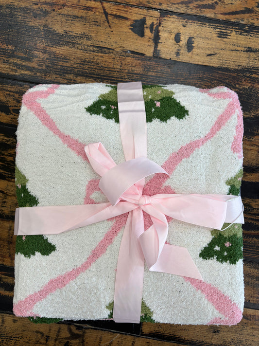 Cozy Dreams Lux Blanket - Twinkling Trees