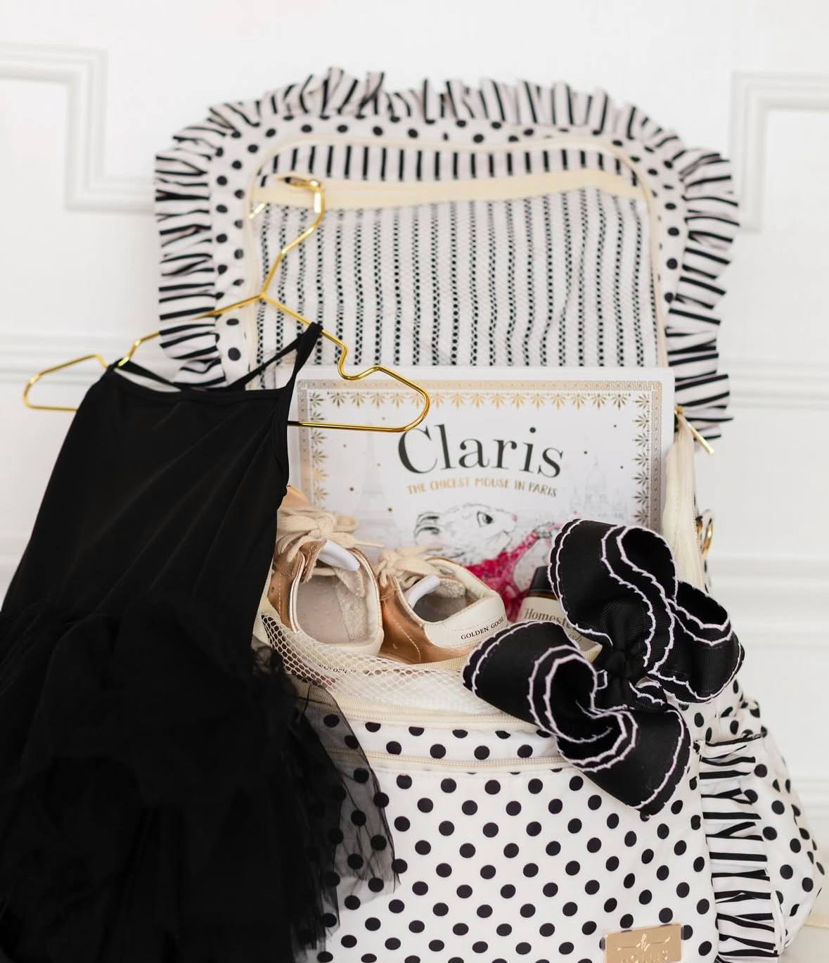 Hollis Ruffle Diaper bag