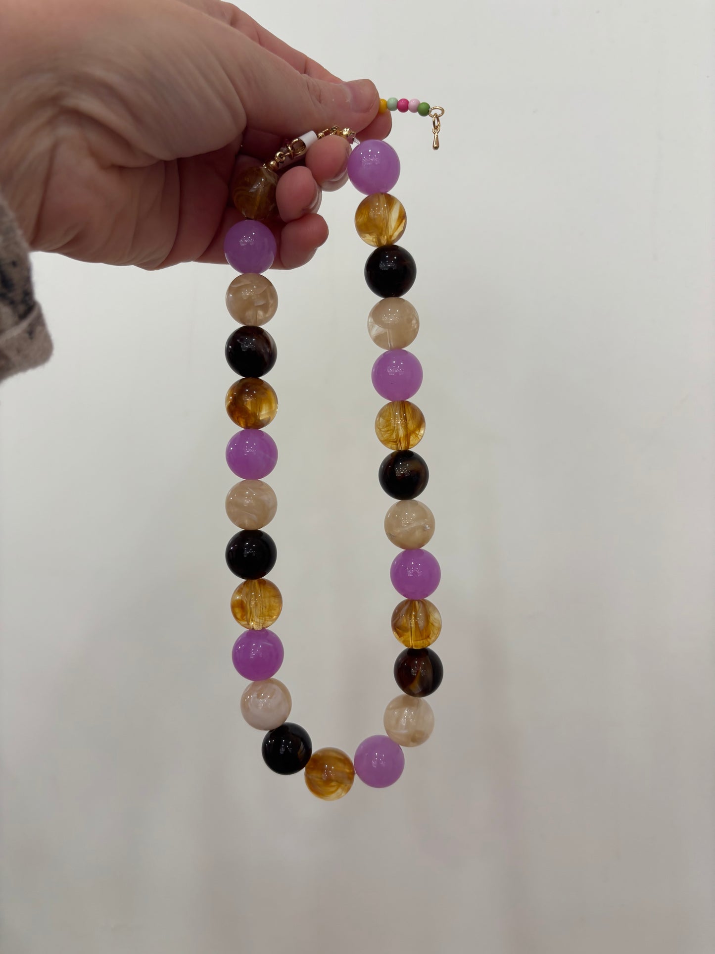 Lavender Latte Necklace