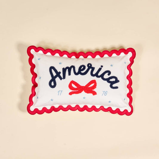 Rectangle Throw Pillow–America