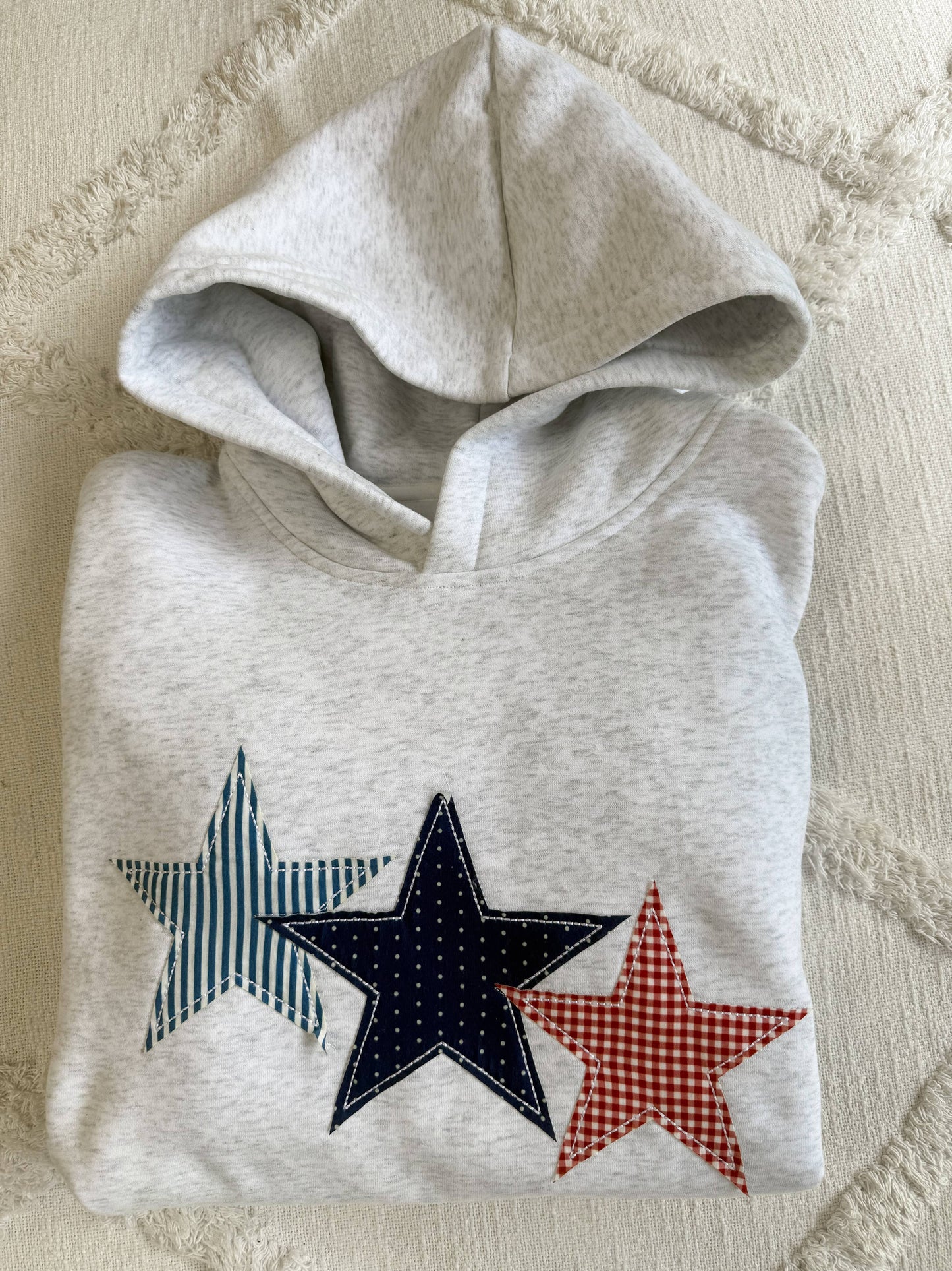 3 Star Embroider Hoodie