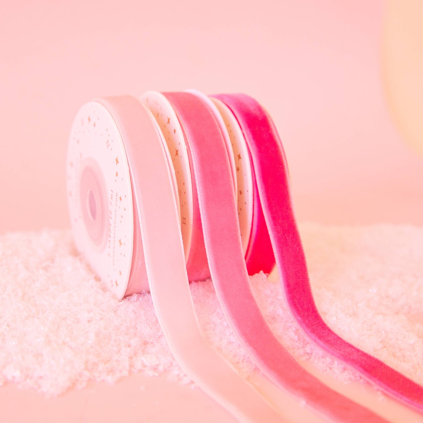Holiday Velvet Ribbon Pack | Pink