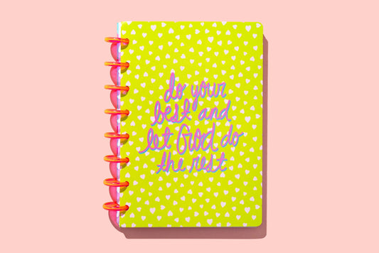 Spiral Disc Notebook - "Do Your Best..." - 200 Pages